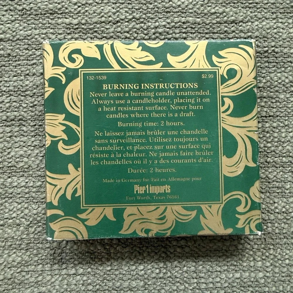 Pier 1 Imports Christmas Tree Candles 19 Candles In Box